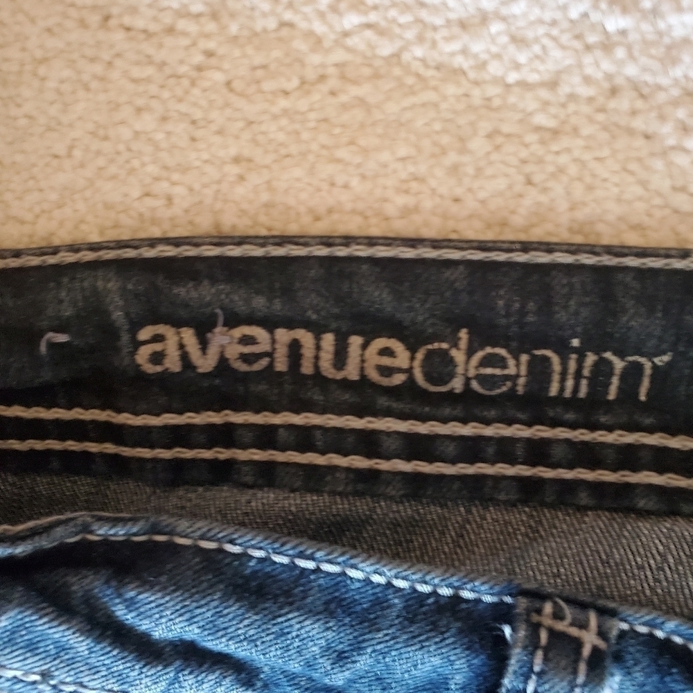 AVENUE DENIM STRAIGHT LEG SZ 18P. - Picture 2 of 6
